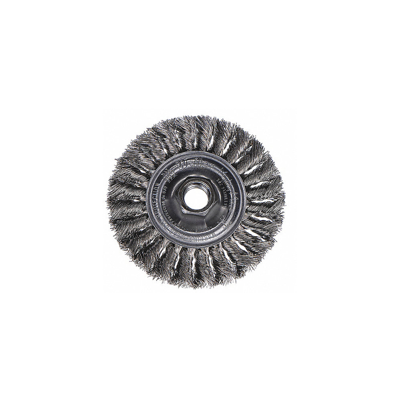 Cepillo Circular de Alambre, Acero Inoxidable, 3/8", RPM Máx. 20,000, Diámetro del Cepillo 4" Cepillo Circular de Alambre, Acero Inoxidable, 3/8", RPM Máx. 20,000, Diámetro del Cepillo 4"