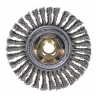 Cepillo Circular de Alambre, Acero Inoxidable, 5/8", RPM Máx. 20,000, Diámetro del Cepillo 4"