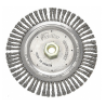 Cepillo Circular de Alambre, Acero Inoxidable, 5/8", RPM Máx. 20,000, Diámetro del Cepillo 6-7/8"