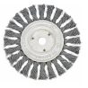 Cepillo Circular de Alambre, Acero al Carbono, 1/2", RPM Máx. 12,500, Diámetro del Cepillo 4"