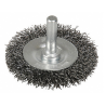 Cepillo Circular de Alambre, Acero al Carbono, 1/4", RPM Máx. 4500, Diámetro del Cepillo 3"