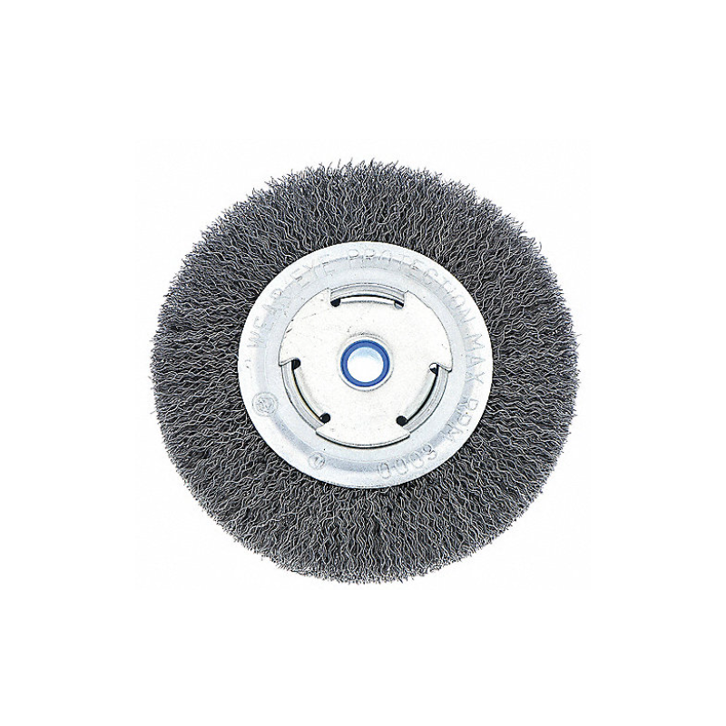 Cepillo Circular de Alambre, Acero al Carbono, 2", RPM Máx. 6000, Diámetro del Cepillo 8" Cepillo Circular de Alambre, Acero al Carbono, 2", RPM Máx. 6000, Diámetro del Cepillo 8"