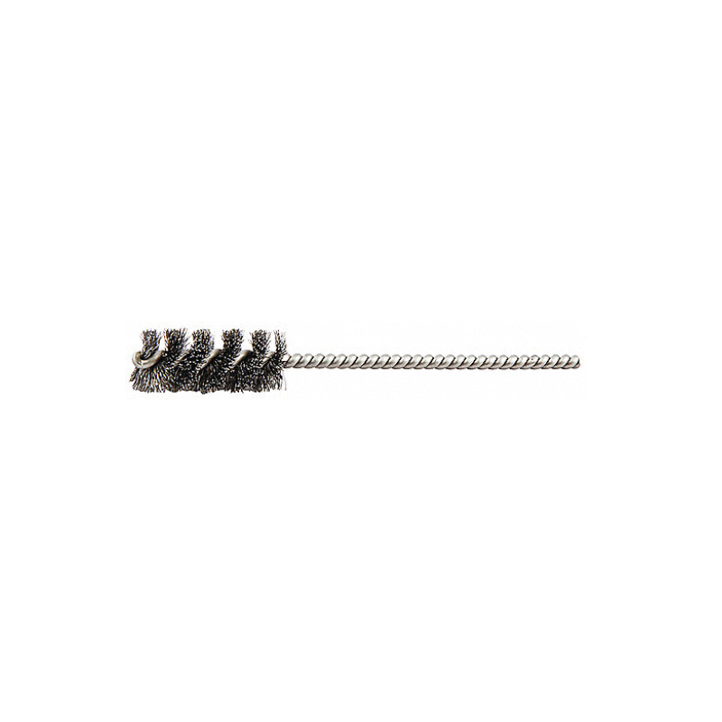 Cepillo Tubular de Espiral Sencilla , Acero , Diám. 7/16" , Tamaño del Vástago 0.125" , Quitar