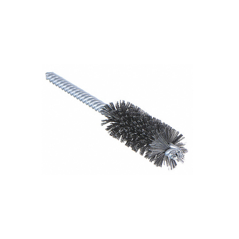 Tubo de Doble Espiral con Cepillo, Acero, Diám. 3/4", Tamaño del Vástago 1/4", PK10 Tubo de Doble Espiral con Cepillo, Acero, Diám. 3/4", Tamaño del Vástago 1/4", PK10