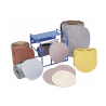 Rollo de Discos Ciegos PSA Recubierto 6", Grano 150, Sin Succión, Grado Mediano, Óxido de Aluminio, EA1