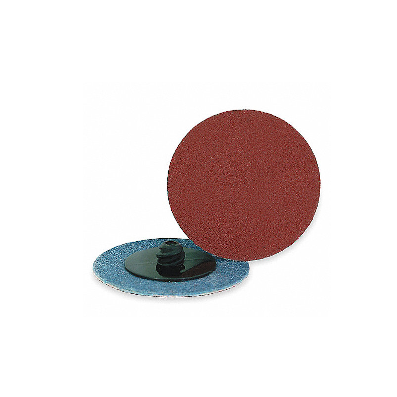 Disco de de Cambio Rápido de 3", Recubierto, TR - Fijación por Enroscado, Tipo 3, Grano Abrasivo 100, Mediano, Óxido de Aluminio Disco de de Cambio Rápido de 3", Recubierto, TR - Fijación por Enroscado, Tipo 3, Grano Abrasivo 100, Mediano, Óxido de Aluminio