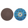 Disco Abrasivo de 3", Recubierto, TS/TSM - Fijación por Rotación, Tipo 2, Grano Abrasivo 50, Grueso, Óxido de Aluminio, 50 PK