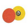 Disco Abrasivo de 2", Recubierto, TS/TSM - Fijación por Rotación, Tipo 2, Grano Abrasivo 36, Extra Grueso, Cerámica, 25 PK