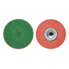 Disco Abrasivo de 3", Recubierto, TS/TSM - Fijación por Rotación, Tipo 2, Grano Abrasivo 50, Grueso, Alúmina de Zirconia, 50 PK