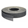 Rollo Abrasivo, 1-1/2" Ancho, 75 pies Longitud, Material Abrasivo Carburo de Silicio, Grano 180, Color Negro