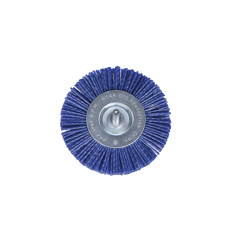 Cepillo Circular de Alambre, Nylon Abrasivo, Sin Adaptador, RPM Máx. 4500, Diámetro del Cepillo 3" Cepillo Circular de Alambre, Nylon Abrasivo, Sin Adaptador, RPM Máx. 4500, Diámetro del Cepillo 3"