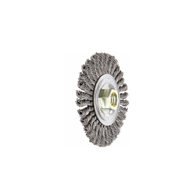 Cepillo Circular de Alambre , Acero al Carbono , 5/8" , RPM Máx. 20 , 000 , Diámetro del Cepillo 4" Cepillo Circular de Alambre , Acero al Carbono , 5/8" , RPM Máx. 20 , 000 , Diámetro del Cepillo 4"