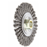 Cepillo Circular de Alambre , Acero al Carbono , 5/8" , RPM Máx. 20 , 000 , Diámetro del Cepillo 4"