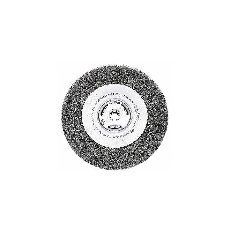 Cepillo Circular de Alambre, Acero al Carbono, 2", RPM Máx. 6000, Diámetro del Cepillo 6" Cepillo Circular de Alambre, Acero al Carbono, 2", RPM Máx. 6000, Diámetro del Cepillo 6"