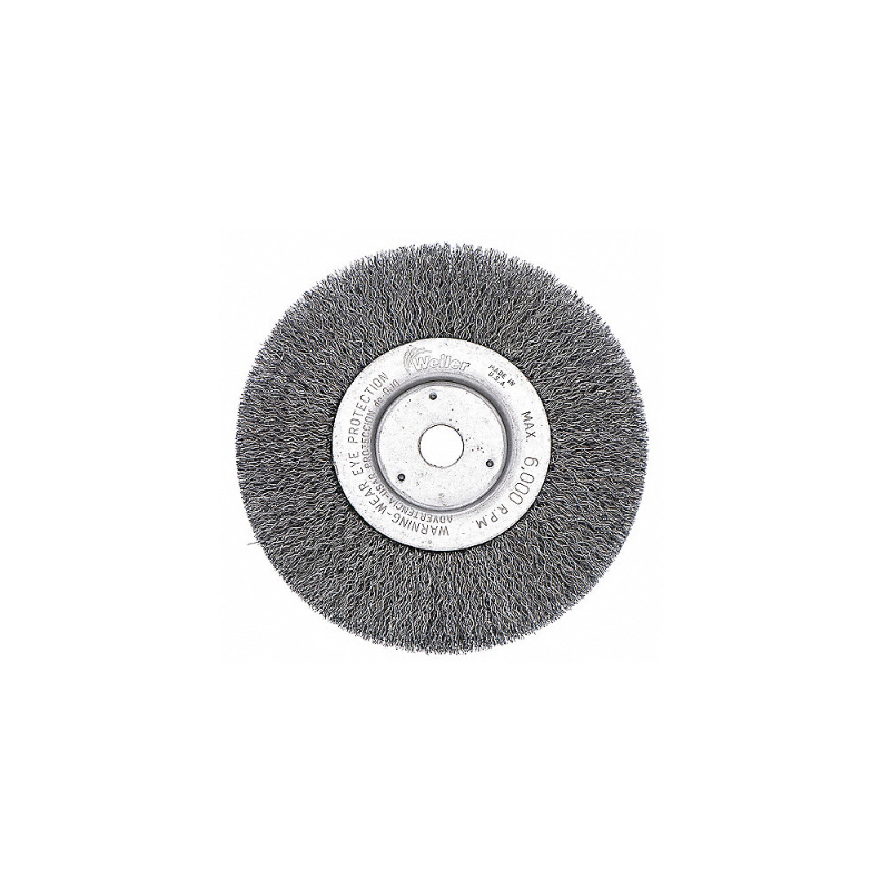 Cepillo Circular de Alambre , Acero al Carbono , 5/8" , RPM Máx. 12 , 500 , Diámetro del Cepillo 6" Cepillo Circular de Alambre , Acero al Carbono , 5/8" , RPM Máx. 12 , 500 , Diámetro del Cepillo 6"
