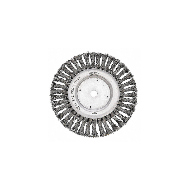 Cepillo Circular de Alambre, Acero Inoxidable, 5/8", RPM Máx. 12,500, Diámetro del Cepillo 8" Cepillo Circular de Alambre, Acero Inoxidable, 5/8", RPM Máx. 12,500, Diámetro del Cepillo 8"