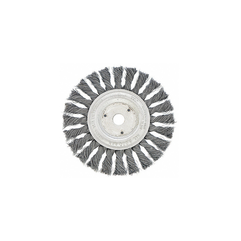 Cepillo Circular de Alambre, Acero al Carbono, 5/8", RPM Máx. 4500, Diámetro del Cepillo 6" Cepillo Circular de Alambre, Acero al Carbono, 5/8", RPM Máx. 4500, Diámetro del Cepillo 6"