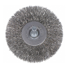 Cepillo Circular de Alambre, Acero al Carbono, Sin Adaptador, RPM Máx. 25,000, Diámetro del Cepillo 3"